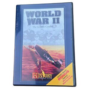 World War II DVD The Greatest Conflict History Channel Club WW2 WWII Movie 2003